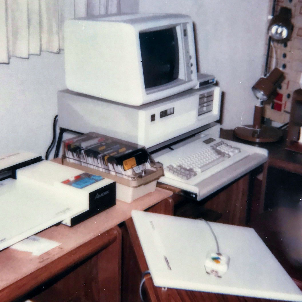 Ferragallo&rsquo;s DOS OS Computer, circa 1985
